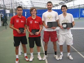 Leire Martínez y Hasier Pastor, campeones absolutos de Bizkaia 2013 3 Dobles Masculino