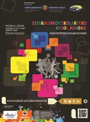 Euskadiko XXXIII Eskolarteko Kirol Jokoak / XXXIII Juegos Deportivos Escolares de Euskadi 8925 kartelaescolar