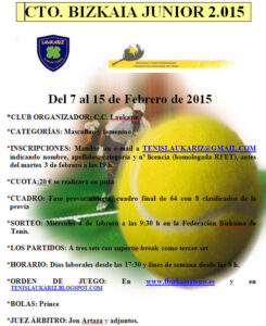 Cuadros Campeonato Bizkaia Junior 2015 8769 biz junior