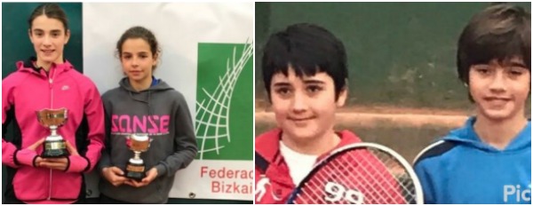 Inés Lezamiz eta Yeneko Pérez Bizkaiko Txapelduna kimuen mailan 2 bizkaia alevin