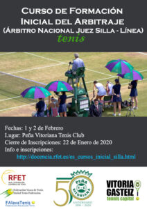 Arbitrajearen Hasierako Prestakuntza-Ikastaroa 2020 (Epailea Nazio-Arbitroa Aulkia - Lerroa) 4849 Curso Formacion Arbitraje