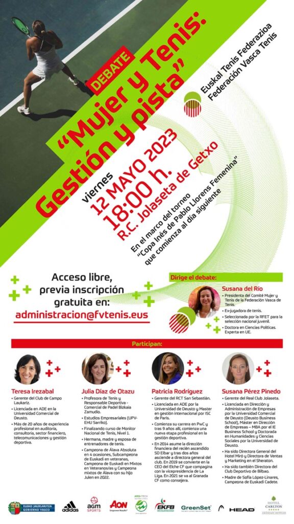 DEBATE MUJER Y TENIS GESTION Y PISTA 12 mayo 2023