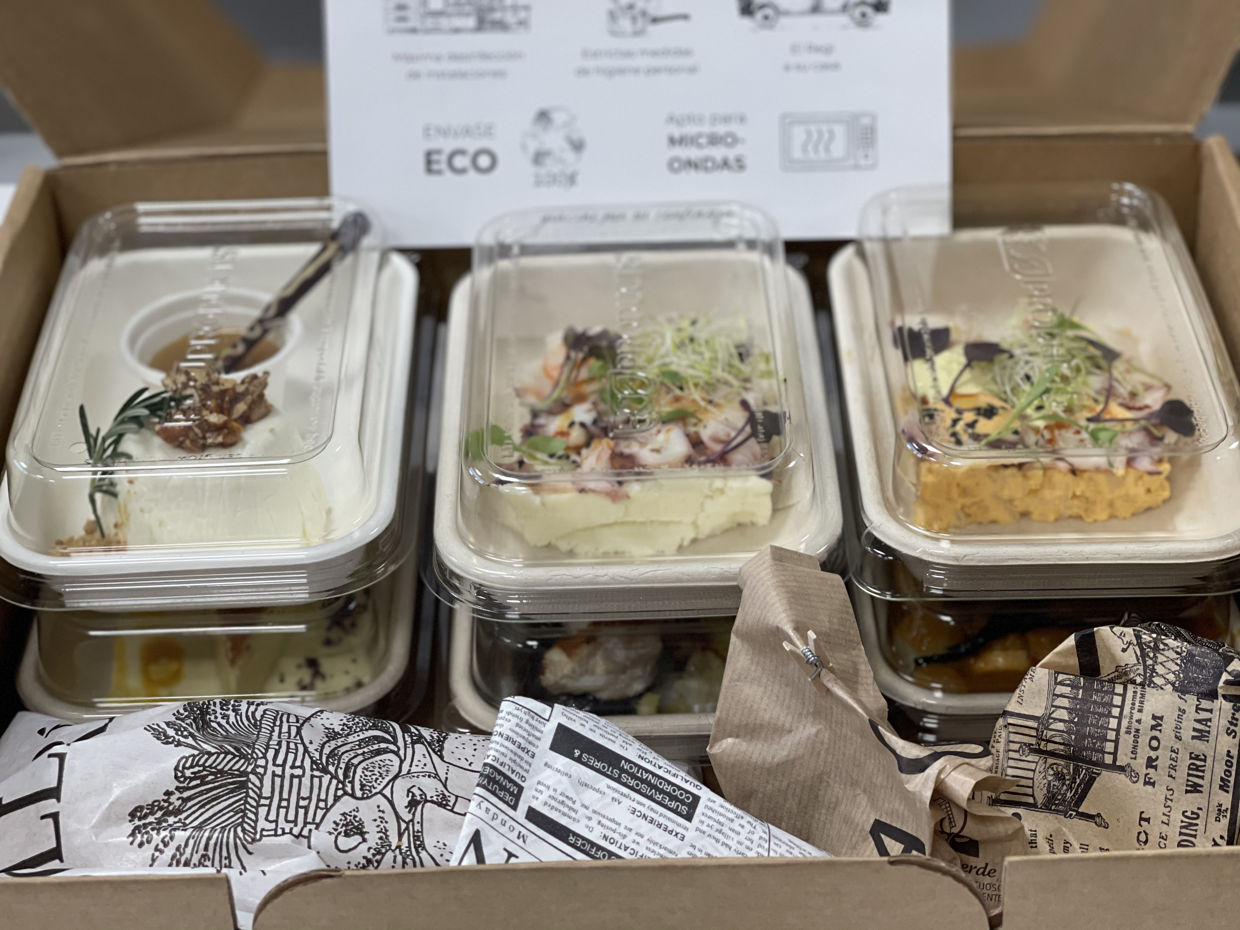 Menú gourmet para llevar a casa en Sopelana